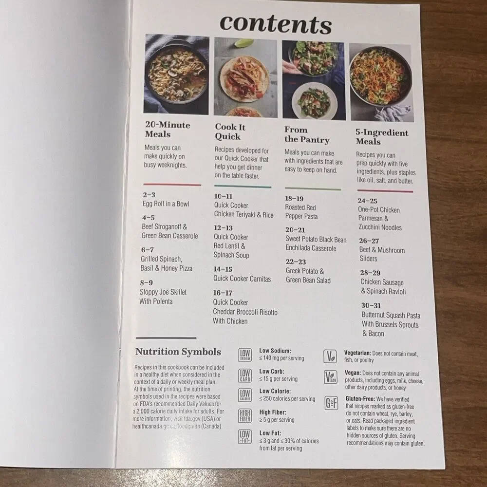 Pampered Chef Season's Best Fall/Winter Cook Book 2018-Dinner Simplified